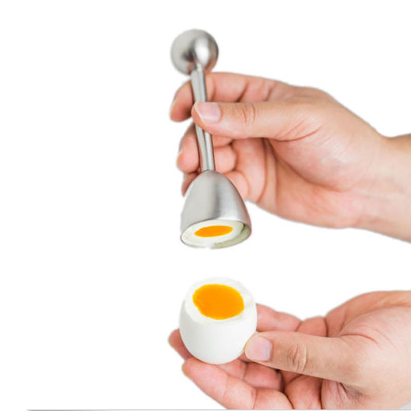 Egg Separator Tool - Paslanmaz çelik kaynamış yumurta Topper kabuk