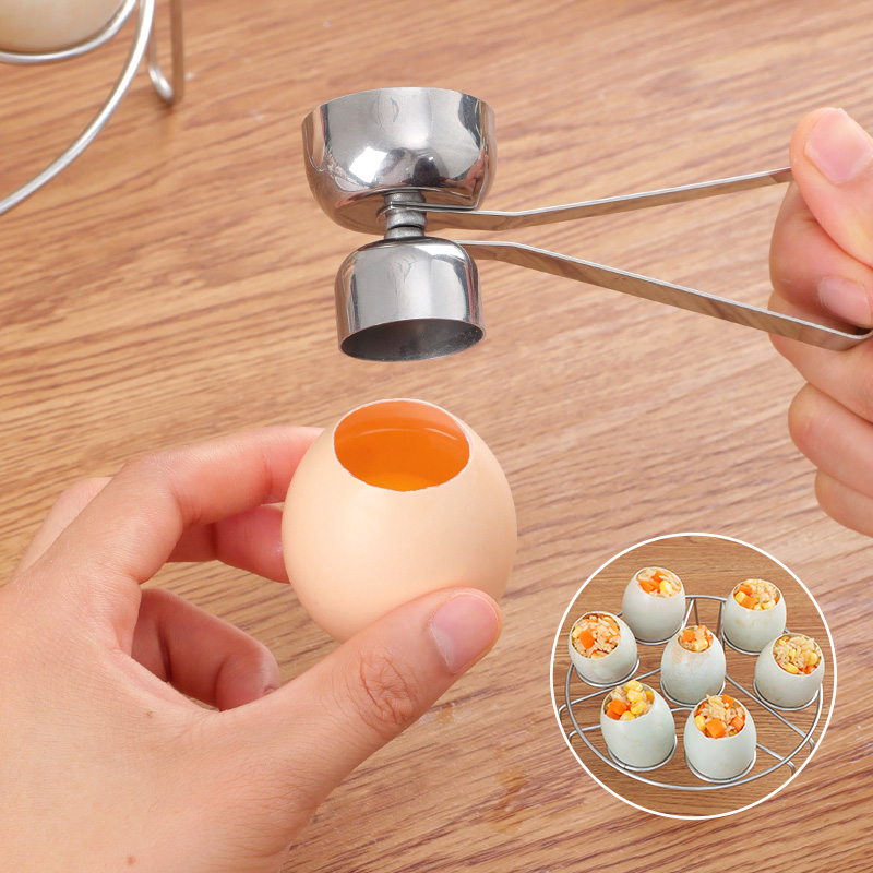 Egg Separator Tool - 304 Paslanmaz Çelik Yumurta Makası Yumurta